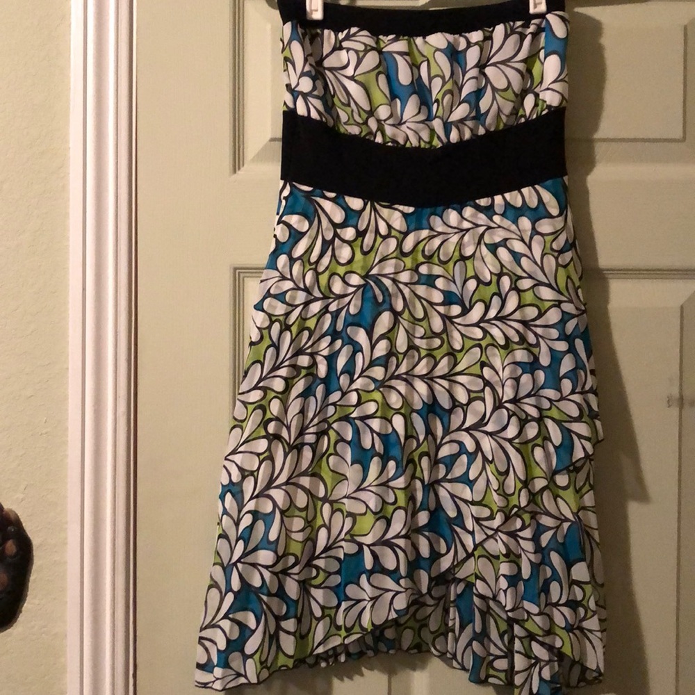 Strapless summer dress